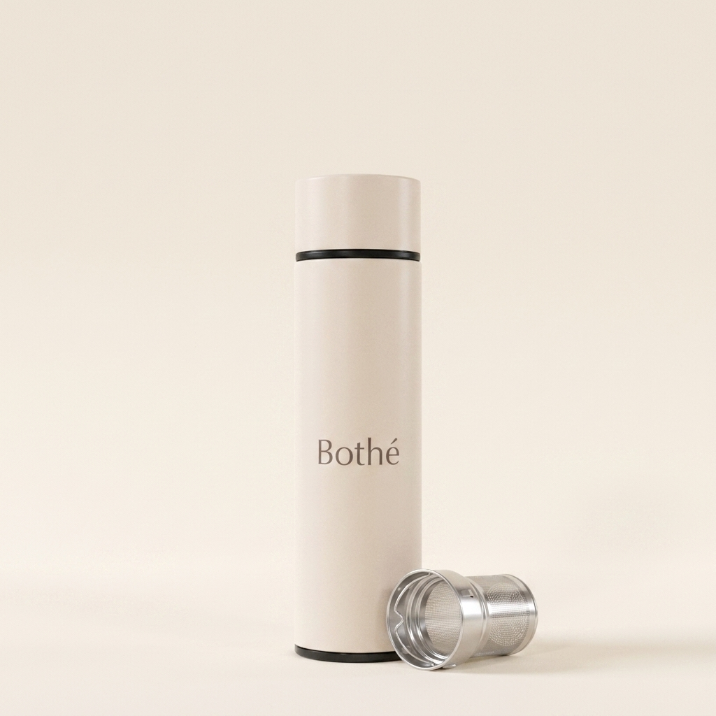 Thermoskanne BEIGE 500 ml (mit Teefilter)