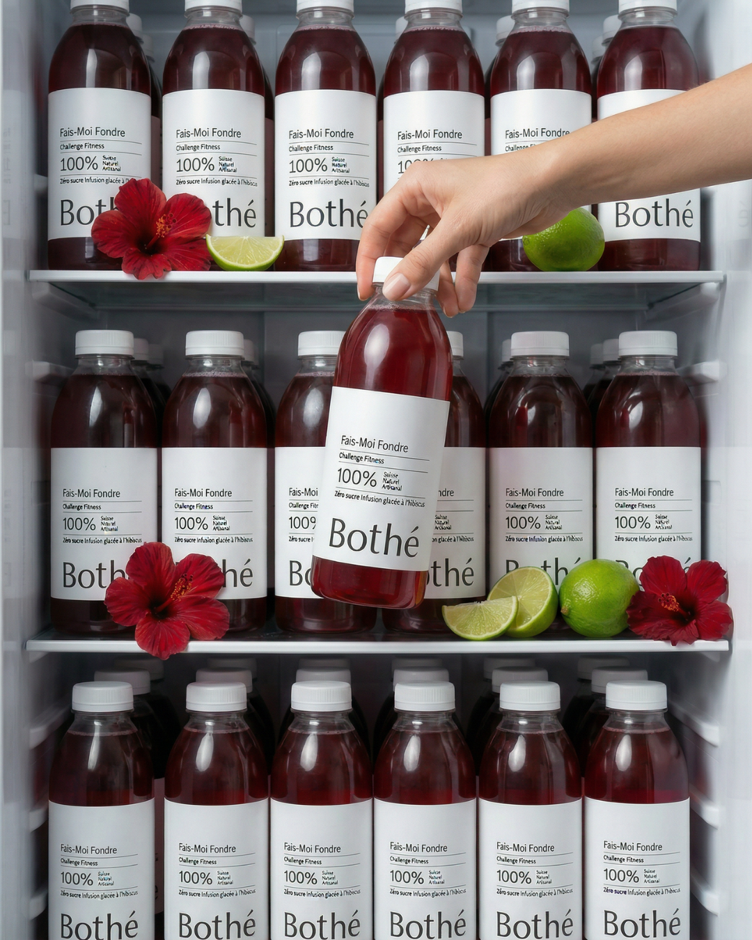 Eistee zur Gewichtsreduktion „FITNESS-ICETEA“ in der Flasche von Bothé Swiss