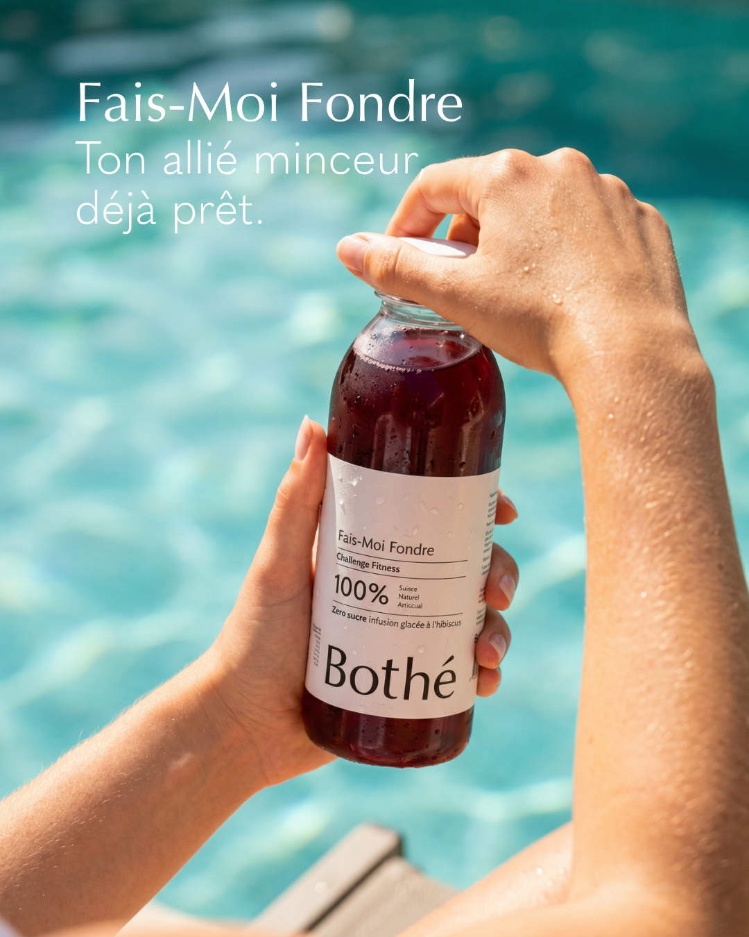 Erfrischender Eistee „FITNESS-ICETEA“ mit Hibiskus von Bothé Swiss