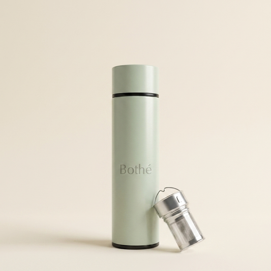 Grüne Thermoskanne, 500 ml (mit Teefilter)